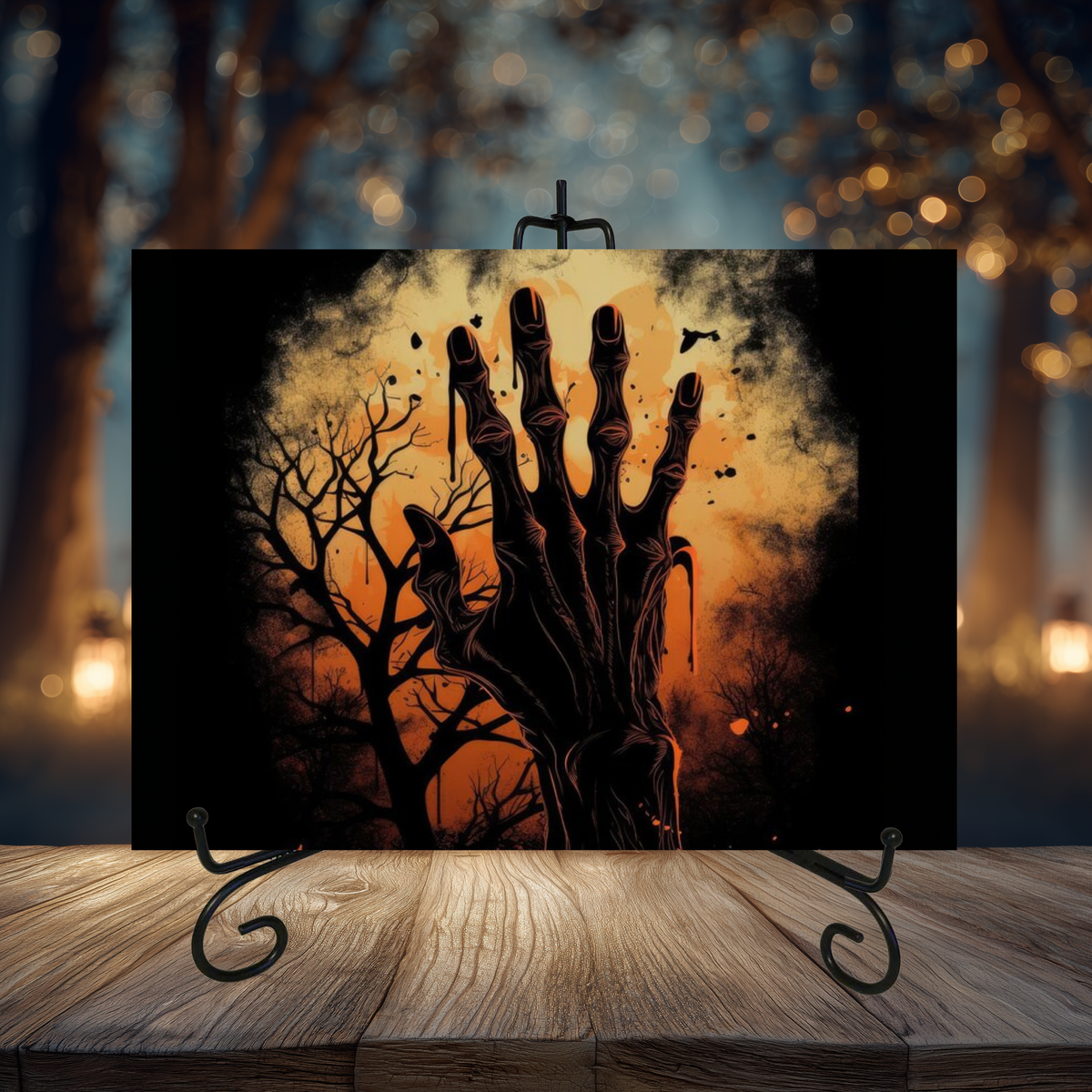 Halloween Glass Cutting Boards