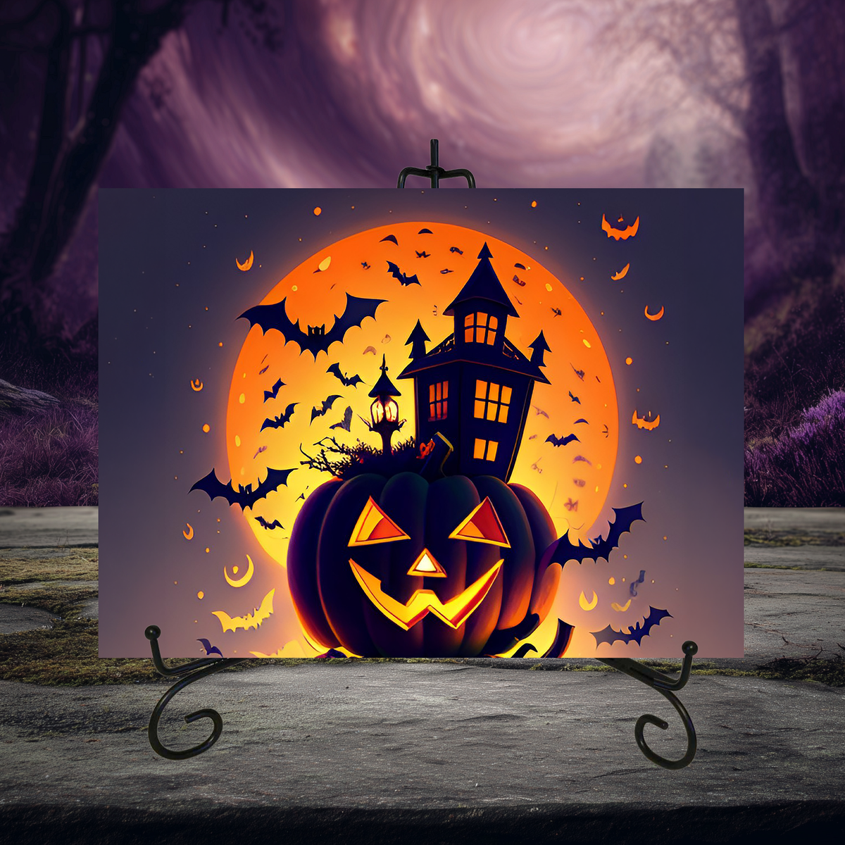 Halloween Glass Cutting Boards