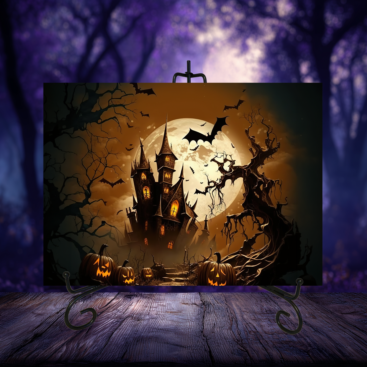 Halloween Glass Cutting Boards