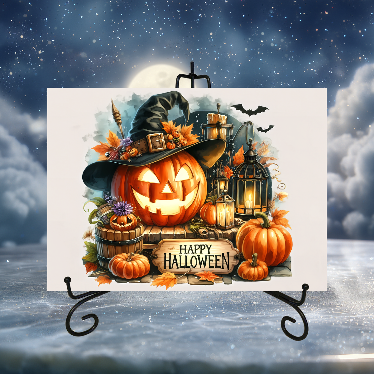 Halloween Glass Cutting Boards