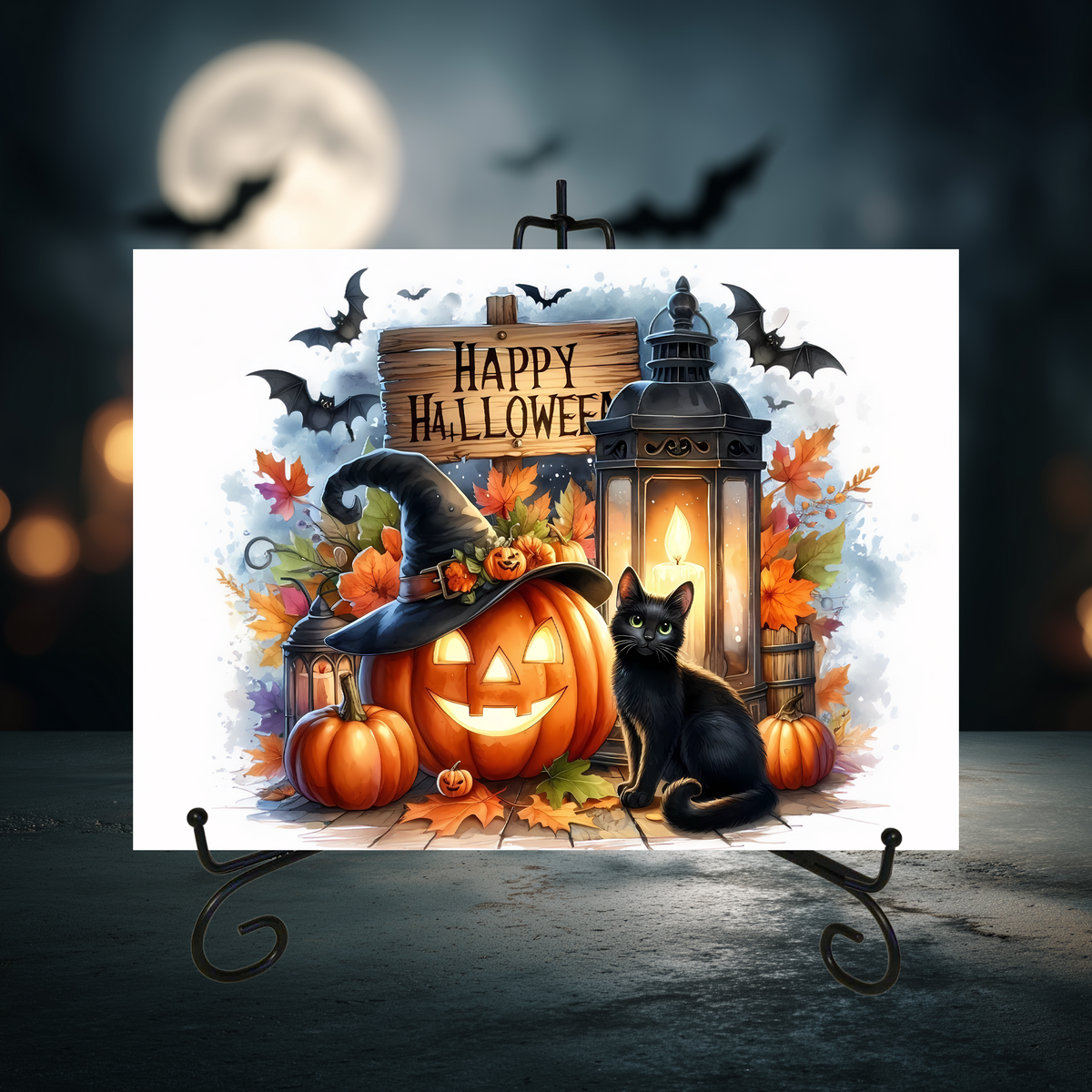 Halloween Glass Cutting Boards