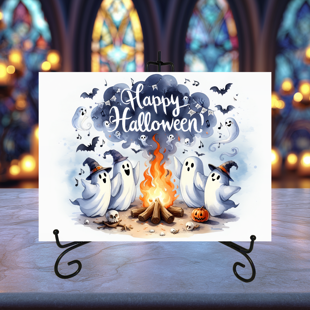 Halloween Glass Cutting Boards
