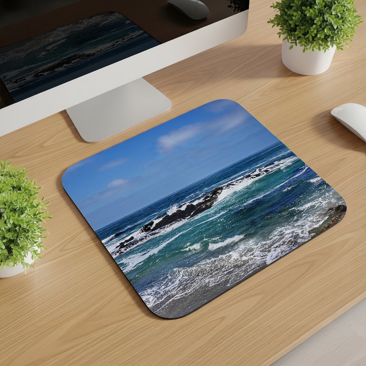 Beach Scene Mousepads