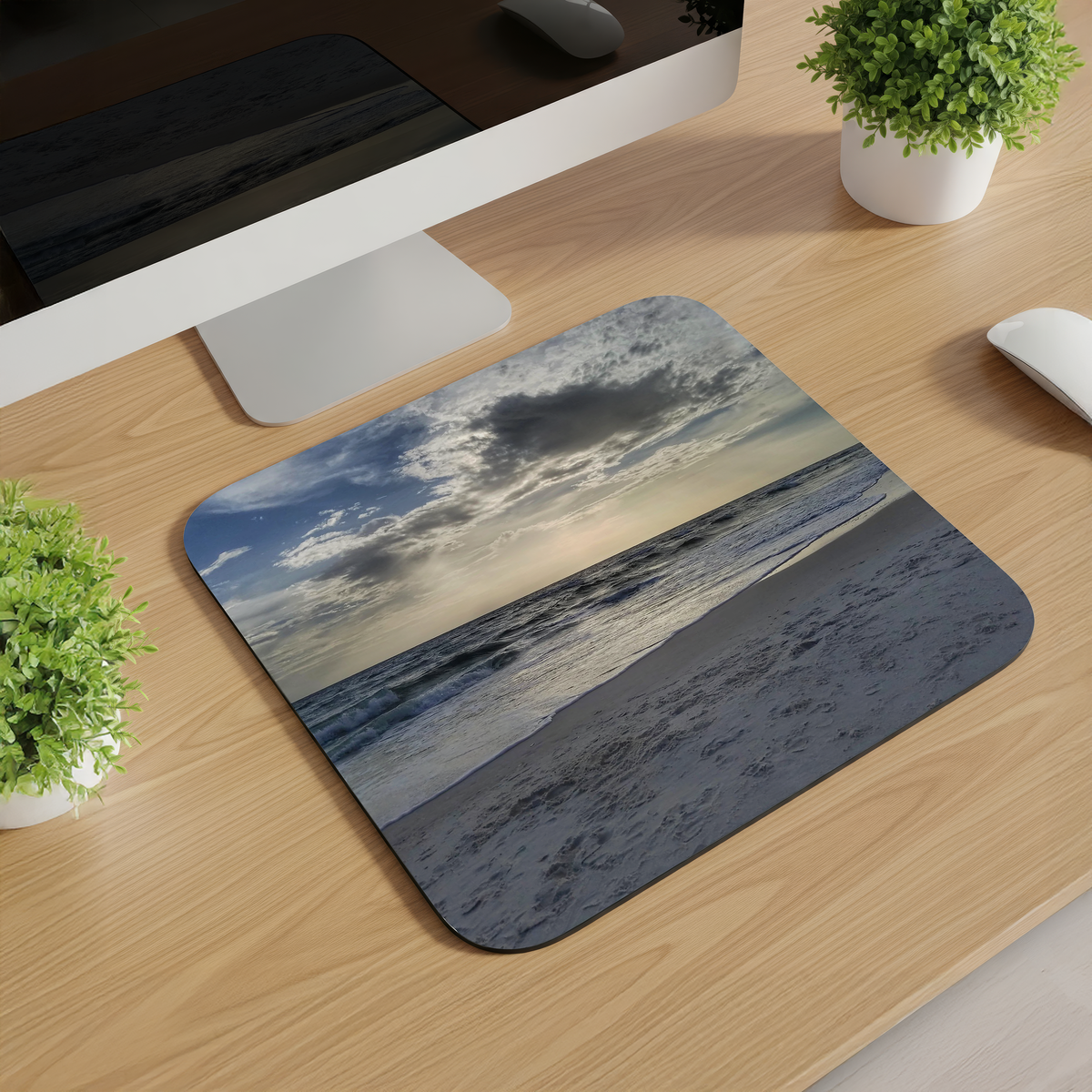 Beach Scene Mousepads