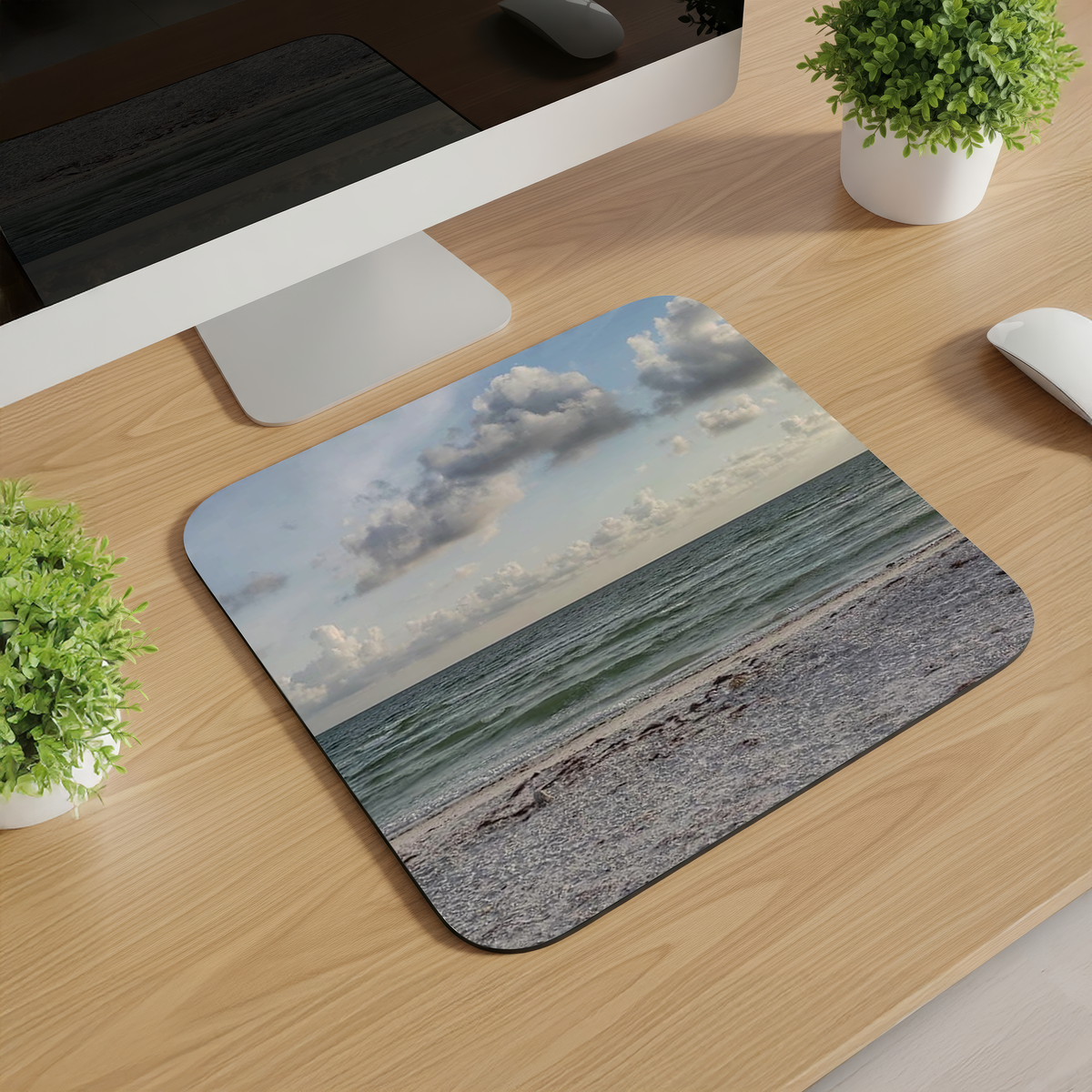 Beach Scene Mousepads