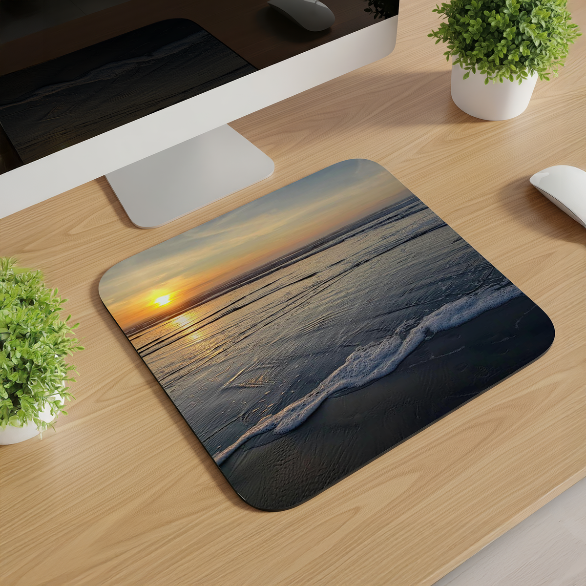 Beach Scene Mousepads