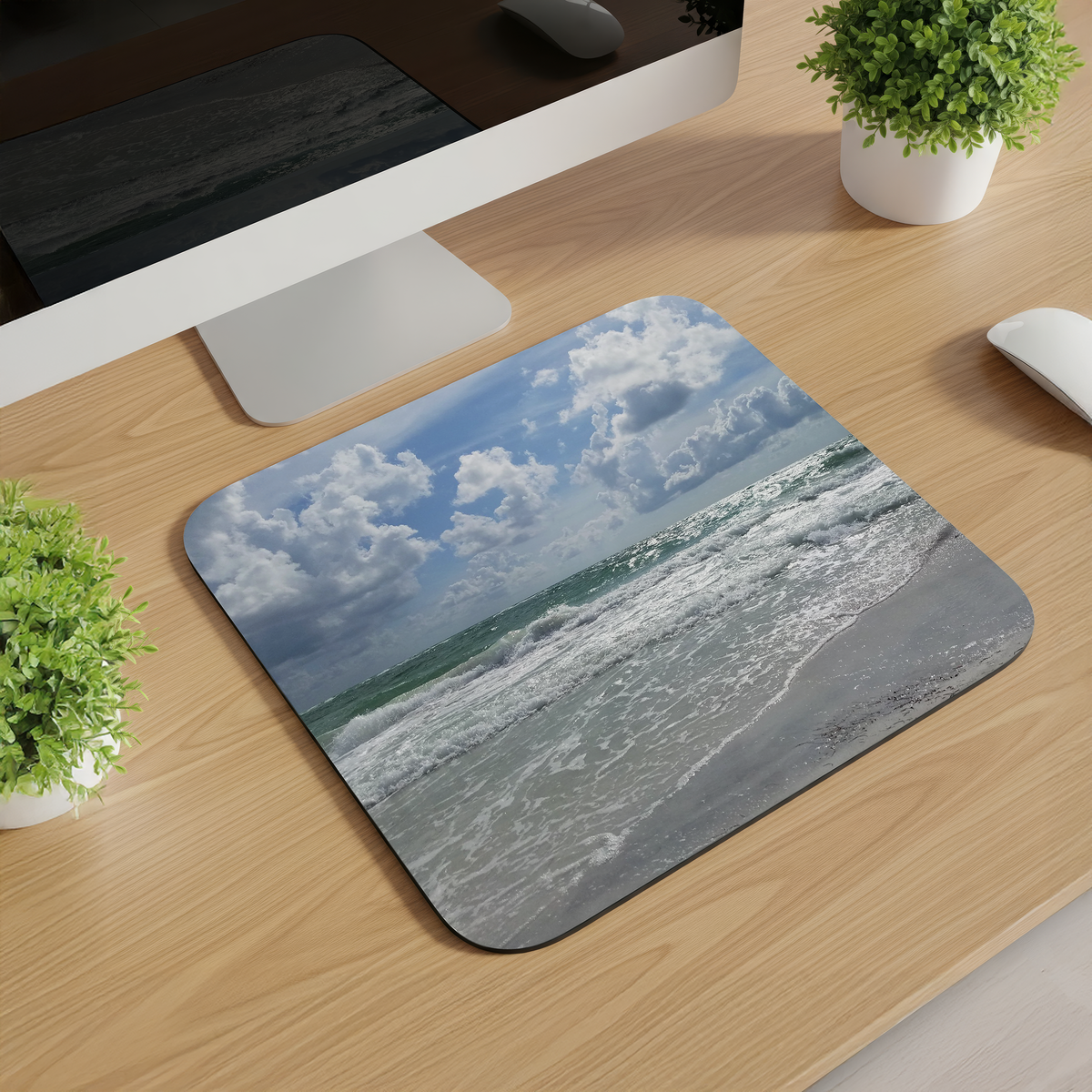 Beach Scene Mousepads