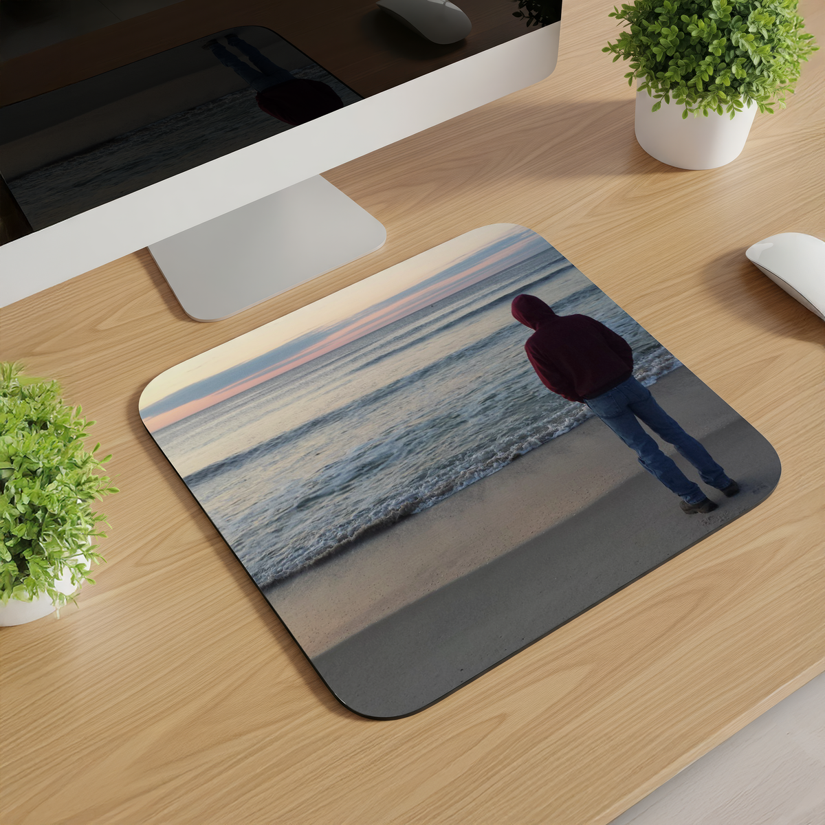 Beach Scene Mousepads