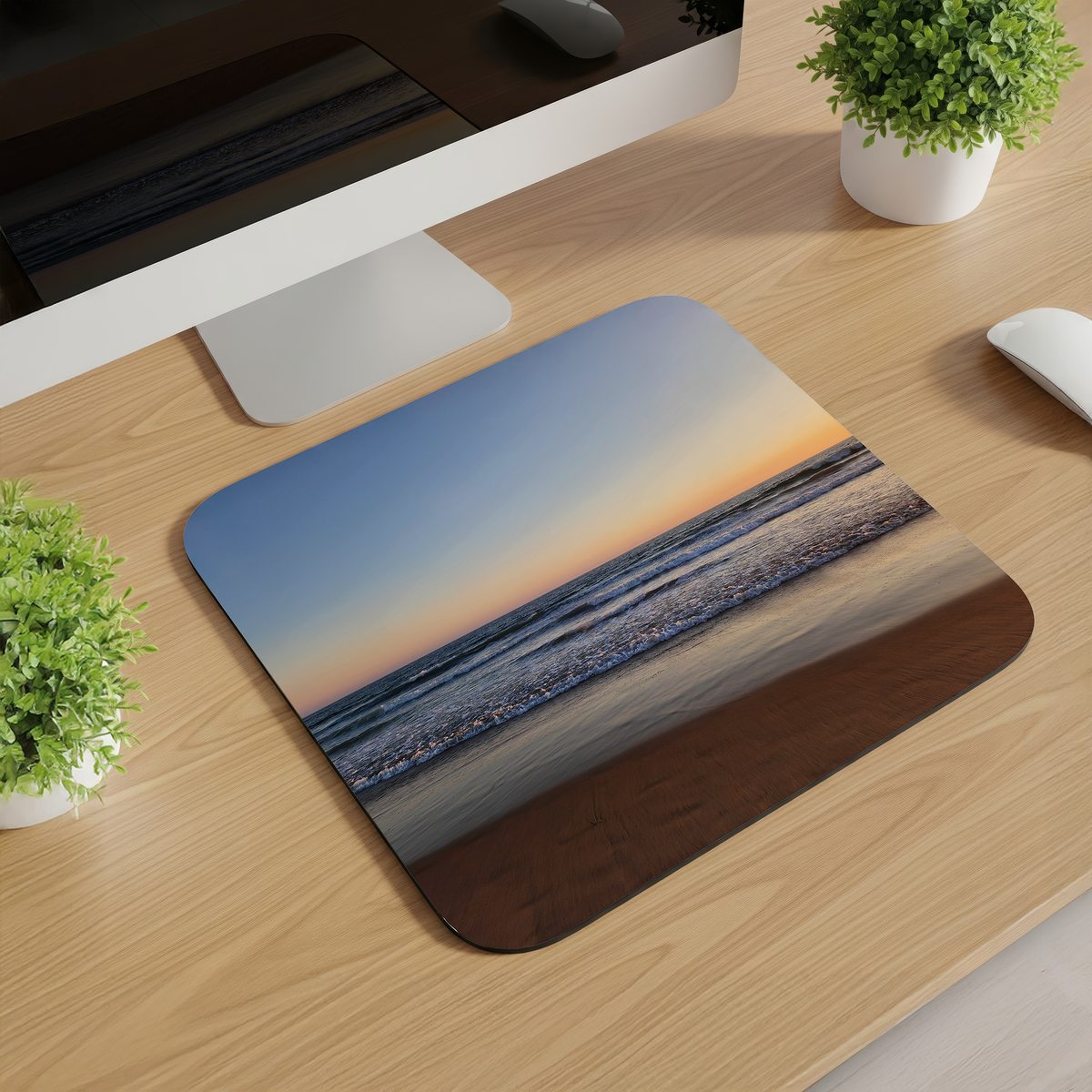 Beach Scene Mousepads