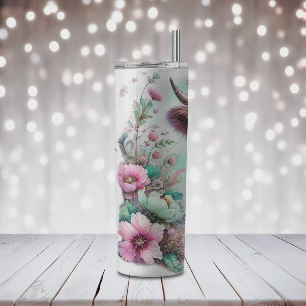 Highland Cow Spring Tumblers