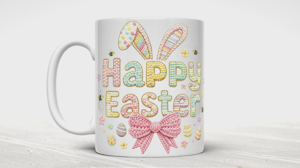 Knitted Easter Image Mugs (12 styles)