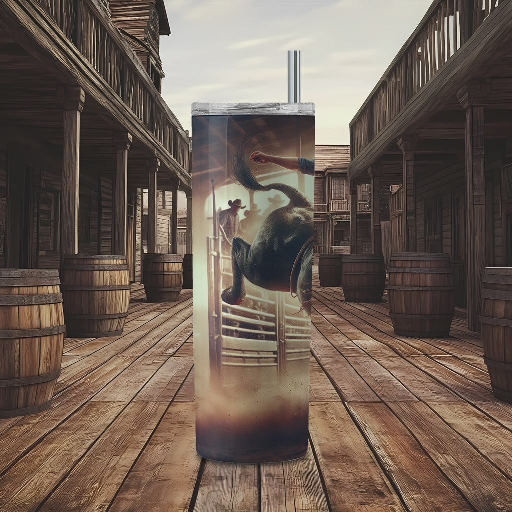 Bull Rider Rodeo Tumbler