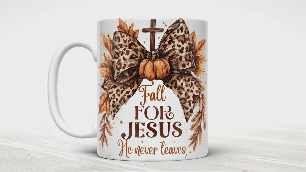 Fall for Jesus Mug