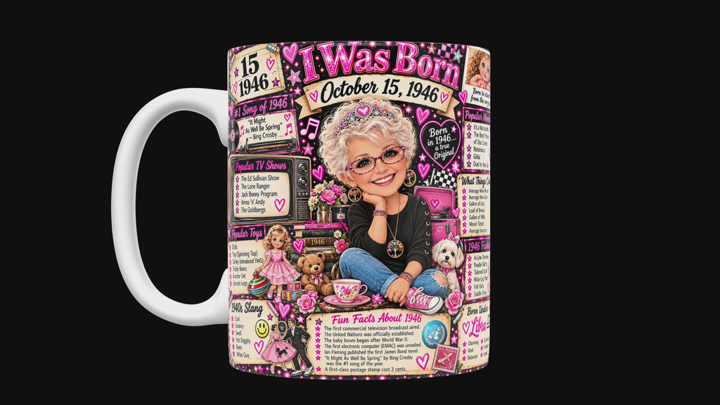 I Was Born On...Custom Mug