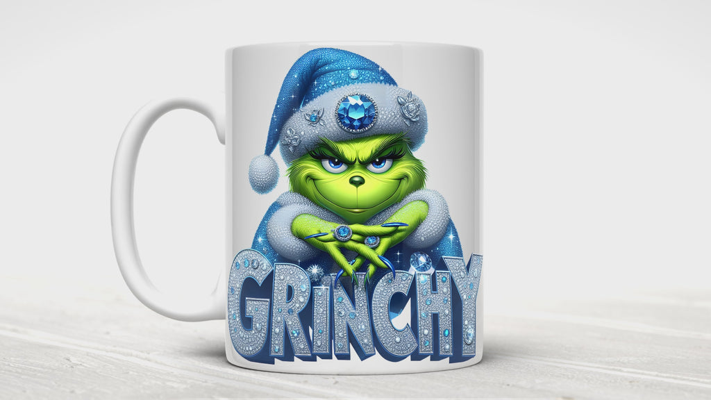 Purple or Blue Grinchy Mugs