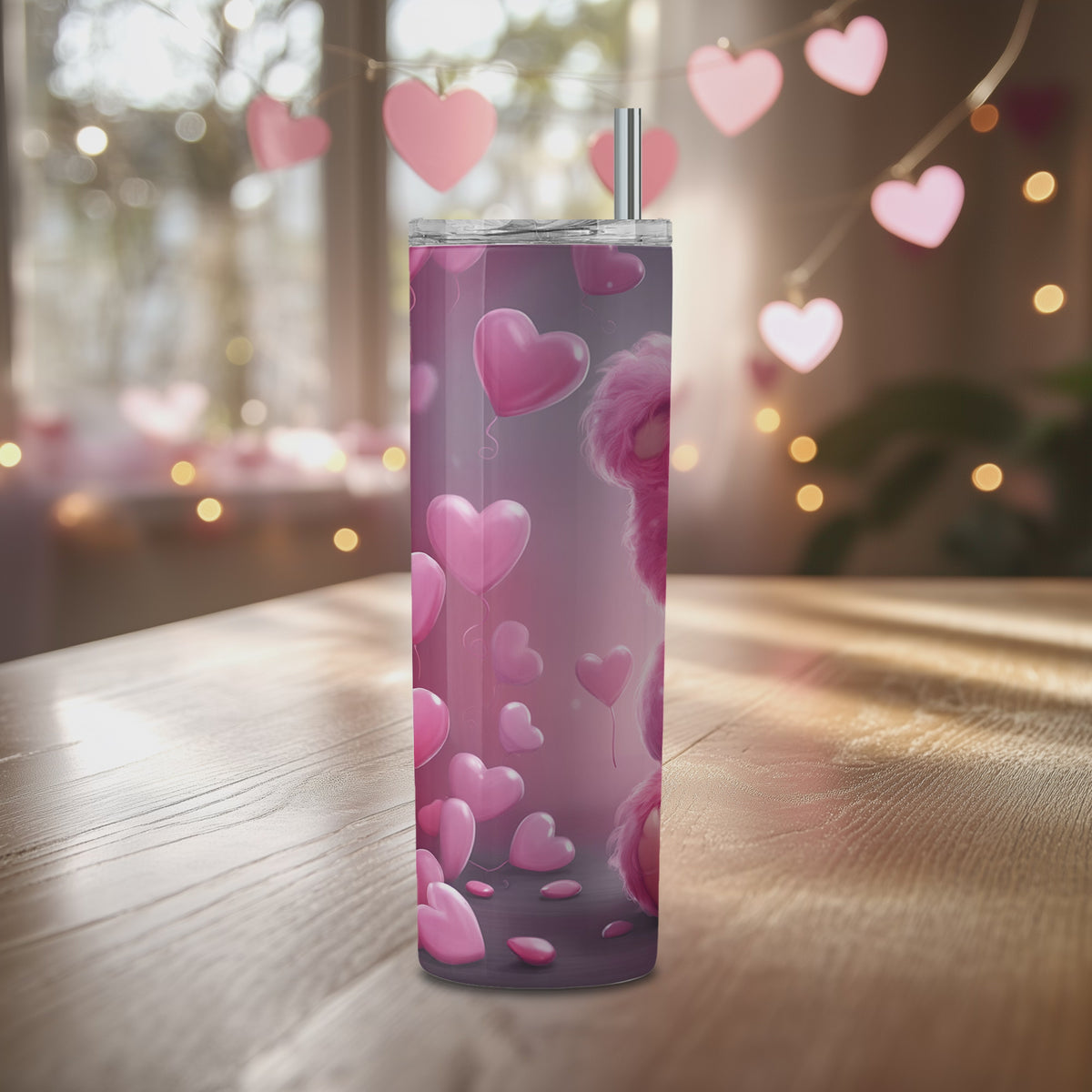 Valentine Teddy Bear Tumbler