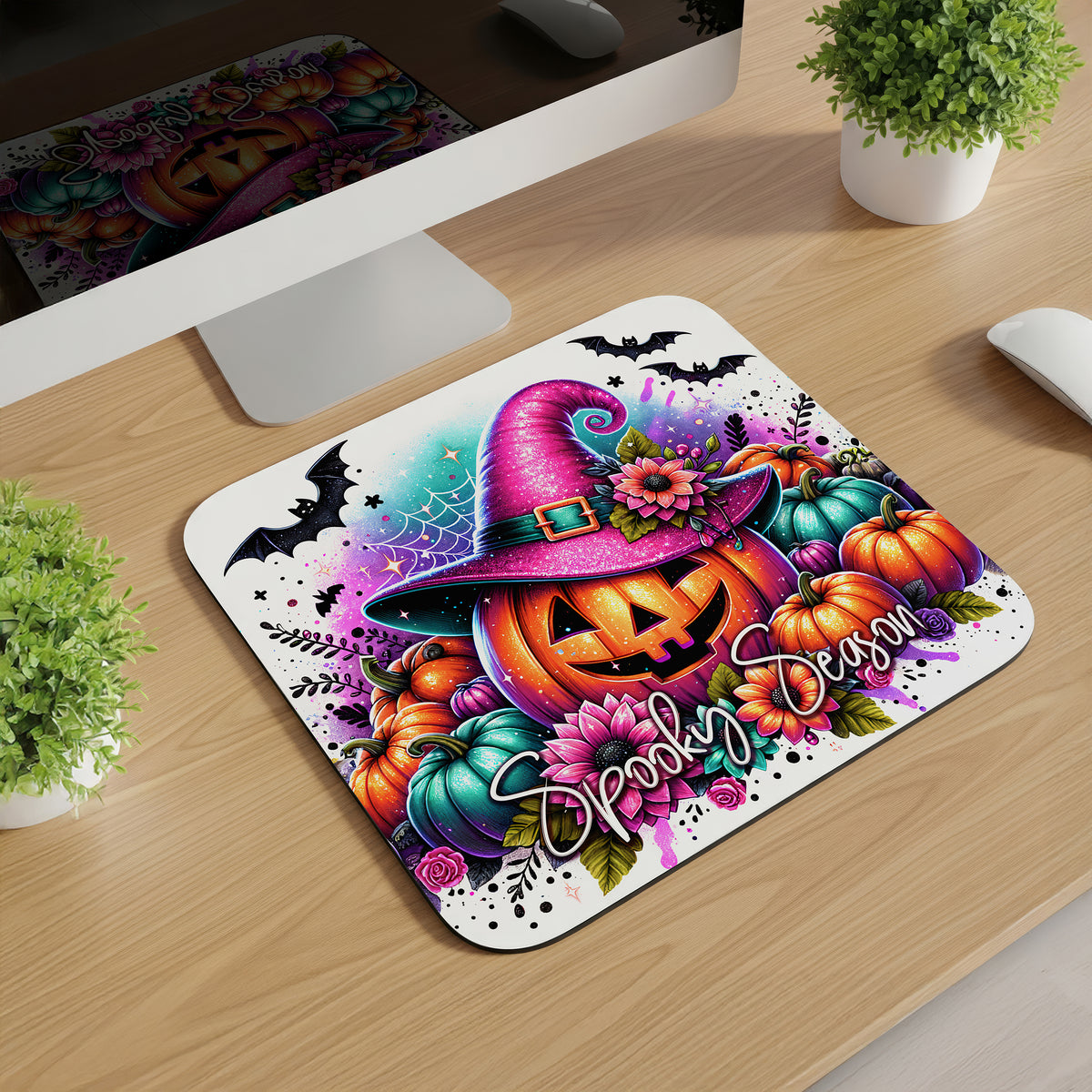 Halloween Jack-O-Lantern Mousepads