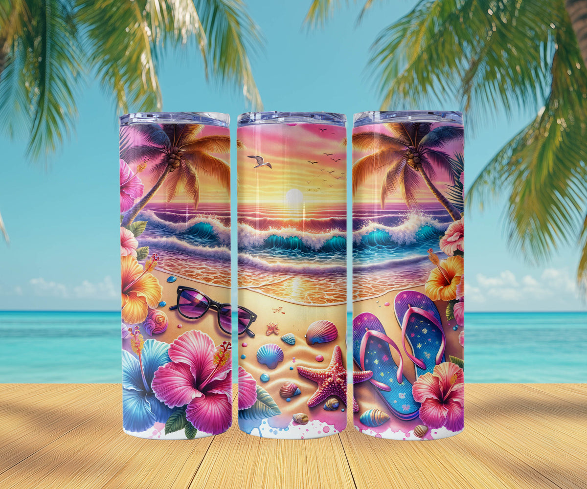 Beach Scene Tumblers (9 styles)
