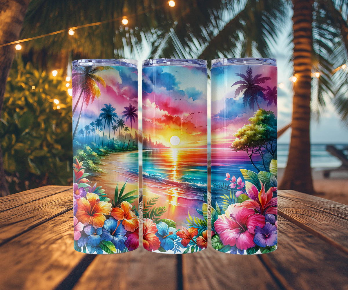 Beach Scene Tumblers (9 styles)